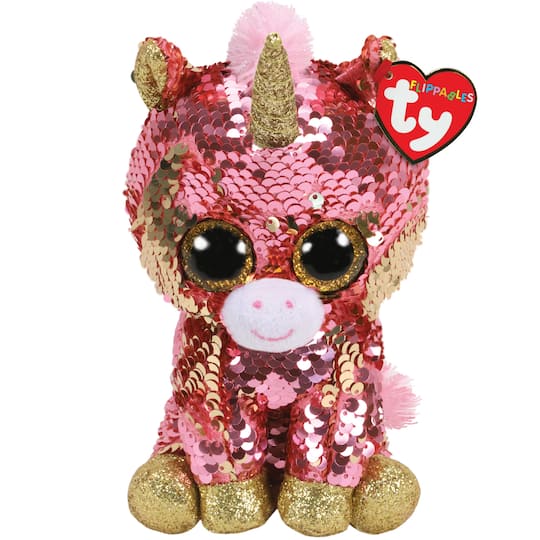 Shop For The Ty Beanie Boos Flippables Sunset Coral Unicorn Regular At Michaels Shop For The Ty Beanie Boos Flippables Sunset Coral Unicorn Regular At Michaels